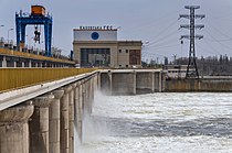 Kah’ovkan vesivoimalaitos tuottaa vuosittain yli 1 terawattituntia sähköä.