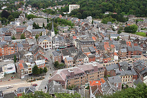 The Grand’Place of Huy Belgium.