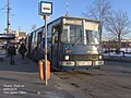 Ikarus 280-as busz a Határ úti végállomáson