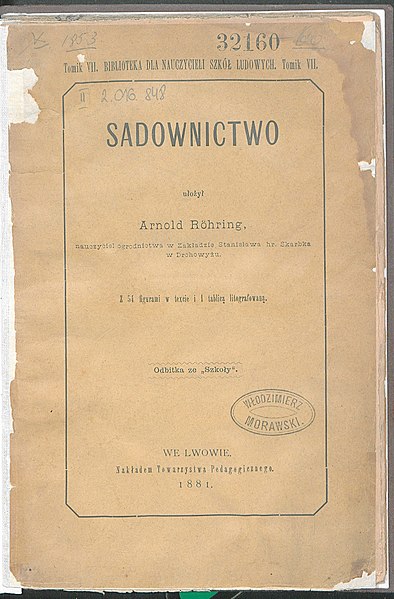 File:1881. Arnold Röhring. Sadownictwo.jpg