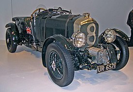 Front mid-engine position / Rear-wheel drive 1929 Bentley front 34 right.jpg