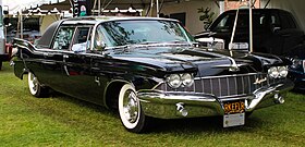 1960 Imperial Crown Limousine front, concours 6.1.19.jpg