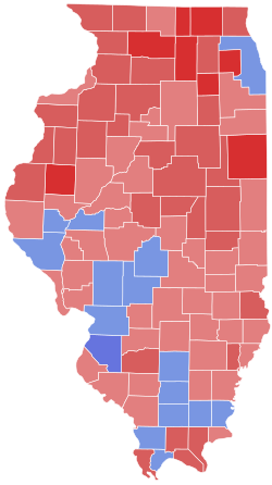 1962 United States Senate election in Illinois results map by county.svg