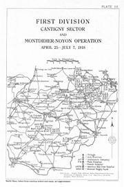 1st Division AEF Medical Cantigny Montdidier-Noyon