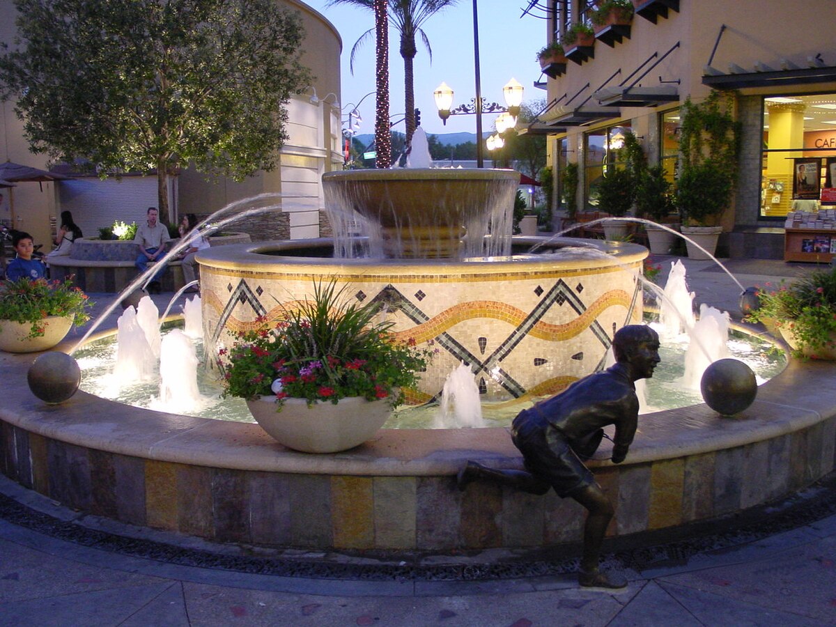 The Fountain of Tits, Fighting Against Drought Stock Image - Image