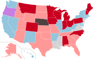 2010 United States lower house state legislative elections.svg