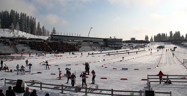 The ski stadium