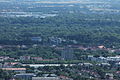 Blick vom Olympiaturm über München.