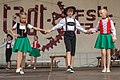 Deutsch: Das Thüringer Folkloretanzensemble auf dem Rudolstadt-Festival 2017. English: The Thüringer Folkloretanzensemble at Rudolstadt-Festival 2017.