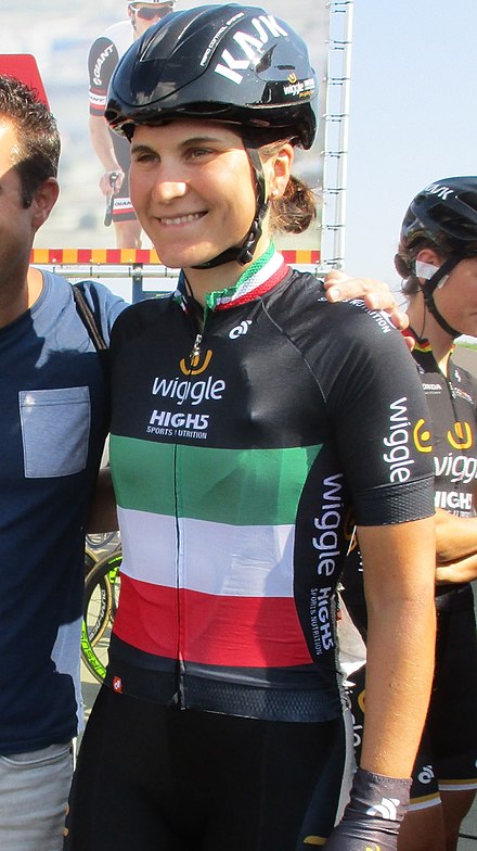 Avec le maillot de championne d'Italie en 2017
