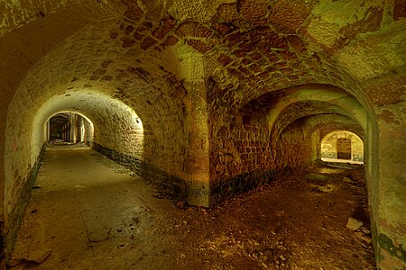 Inside the fort de Roppe.