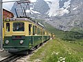 Deutsch: Wengernalpbahn Klass BDhe4/4 (Hergestellt von SLM/BBC), Wengernalp, Schweiz English: Wengernalpbahn Class BDhe4/4 (manufactured by SLM/BBC), Wengernalp, Switzerland Camera location 46° 34′ 31.8″ N, 7° 56′ 20.1″ E    View all coordinates using: OpenStreetMap