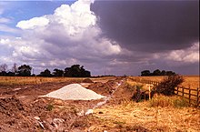 A1237 York outer ring road during construction near junction for Acomb, Acomb Park and Askham Bryan A1237 York outer ring road during construction - geograph.org.uk - 1609829.jpg