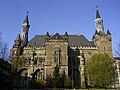 Das Aachener Rathaus von Süden