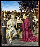 Piero della Francesca Sv. Hieronim in donator, 49 × 42 cm