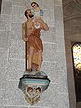 Église Saint-Martin, statue saint Christophe.