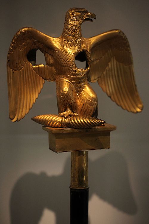 A French Imperial Eagle similar to that captured at the Battle of Salamanca in July 1812