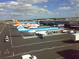 Avion à l'aéroport de Newcastle.jpg