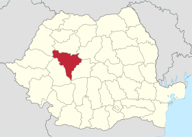Localisation de Județ d'Alba(ro) Județul Alba(hu) Fehér megye