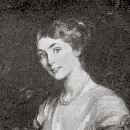 Alice Wimborne, Walton's partner from 1934 to 1948, painted in 1914