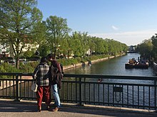 Die Alster zwischen Hamburg-Winterhude und Hamburg-Eppendorf