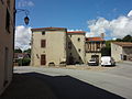 Façade de la mairie, installée dans une maison à colombages