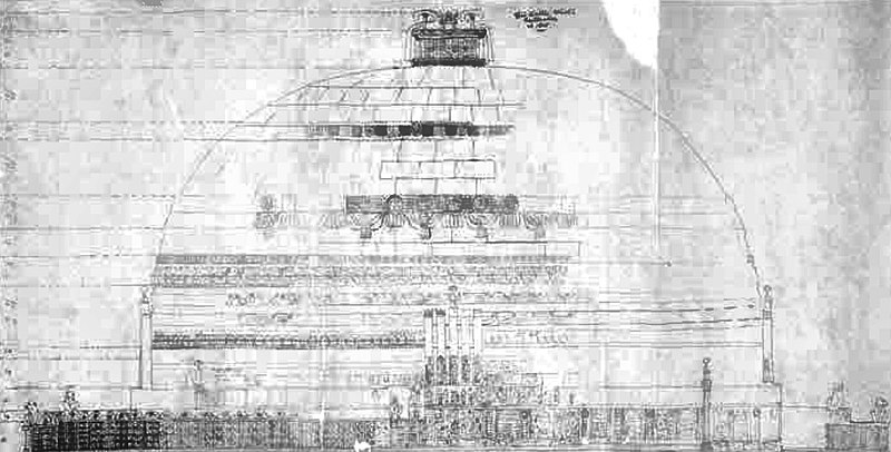 File:Amaravati Stupa reconstruction Walter Elliott 1845.jpg