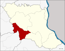 Lokasi kabupaten di Provinsi Mukdahan