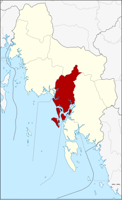 Umístění okresu v provincii Krabi