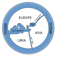 Anaximander world map-en.svg