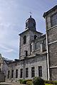 De toren van de Collegiale kerk Sint-Begga