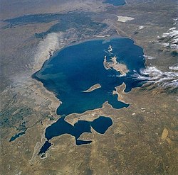 Aral sea 1985 from STS.jpg