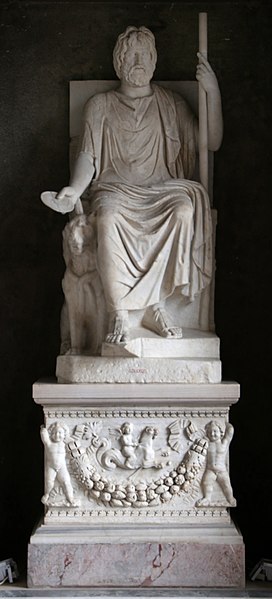 File:Arte romana, serapide seduto, II secolo dc.jpg