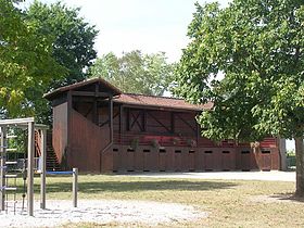 Les arènes en bois d'Aurice