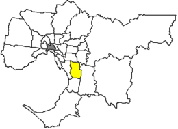 Ville du Grand Dandenong - Carte