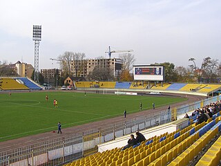 <span class="mw-page-title-main">Avanhard Stadium (Uzhhorod)</span> Football stadium in Ukraine