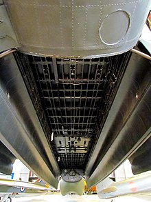 Bomb bay of a preserved Lincoln