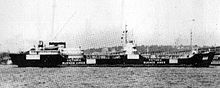 The cargo ship Victoria, which the German submarine U-201 damaged in error on 18 April 1942. BM Victoria.jpg