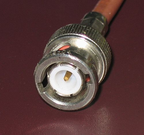 Male 50 ohm BNC connector