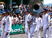 Banda Municipal de San Carlos en celebración del Día de la Cultura (1286733600) 2010-10-10 Quesada, Alajuela, Costa Rica.jpg