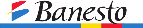 Logo van sponsor Banesto, een Spaanse bank