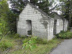 Ruins of the lamp house at Bankhead
