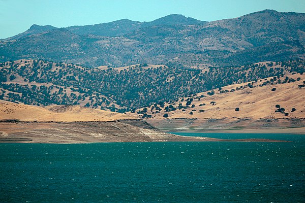 San Luis Reservoir in July 2021