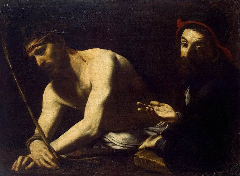 File:Battistello Caracciolo - Christ and Caiaphas - WGA04065.jpg