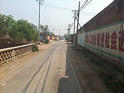 Zhangsizhuang Village on the north of the town, 2012