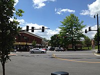 Intersection of Main Street and College Avenue Blacksburg Virginia Main Street.JPG