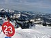 Blick vom Skigebiet Damüls-Mellau Richtung Mellau