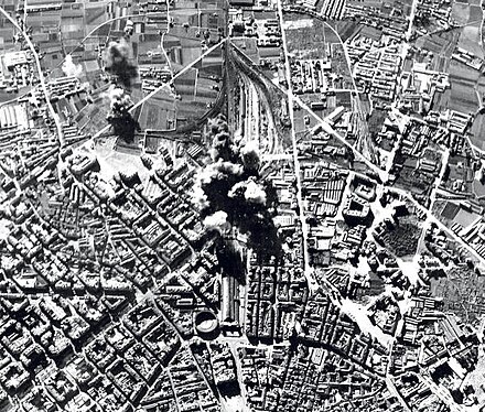 Bombing of the city by the Italian Aviazione Legionaria (1937) during the Spanish Civil War