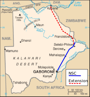 North-South Carrier Water pipeline in Botswana