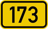 File:Bundesstraße 173 number.svg